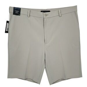 Roundtree & Yorke Performance Classic Fit Tall Man Flat Front Shorts Size 44